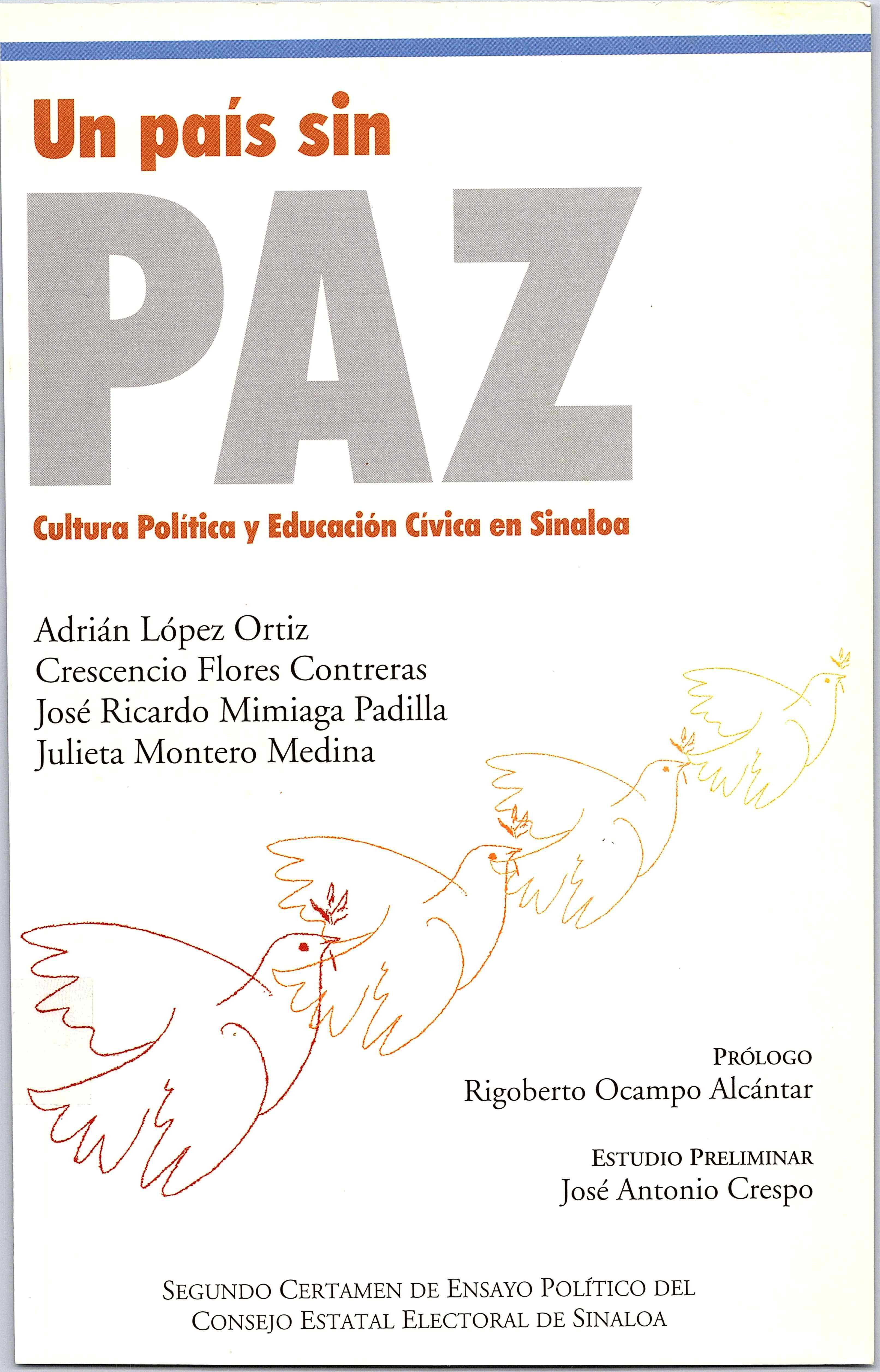 Un país sin paz. Cultura política y educación cívica en Sinaloa